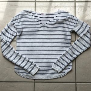 UO Blue and White Striped Sweater